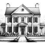 Colonial Style Architecture - East Dallas